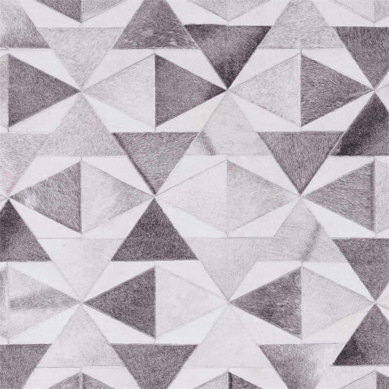 Linon Laredo Trenton Woven Polyester 5'x7' Rug in Gray