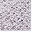 Linon Laredo Brim Woven Polyester 5'x7' Rug in Gray