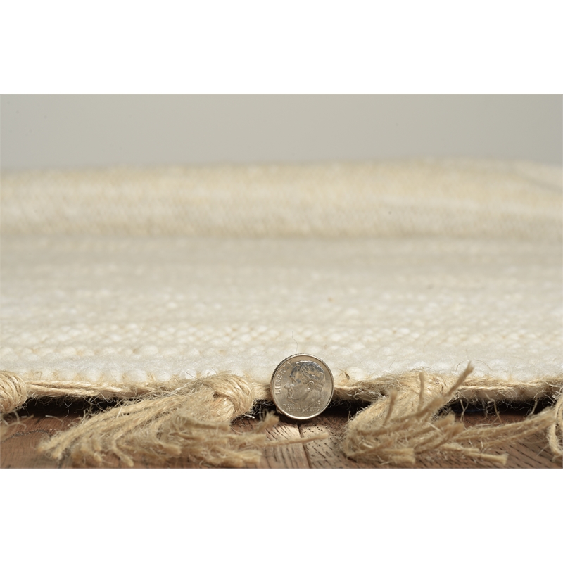 Linon Knotty Loop Hand Woven Wool 1'10
