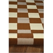 Linon Calibri Gingham Machine Made Polypropylene 6'5