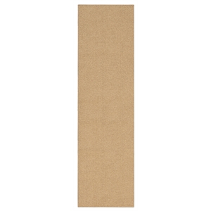 Linon Rushton Hand Tufted Wool 2'x8' Rug in Sisal Brown