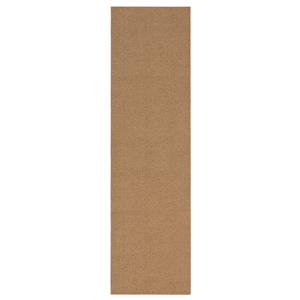 Linon Rushton Hand Tufted Wool 2'x8' Rug in Cork Brown