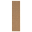Linon Rushton Hand Tufted Wool 2'x8' Rug in Cork Brown