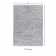 Linon Eclipse Dharma Woven Polyester 3'3