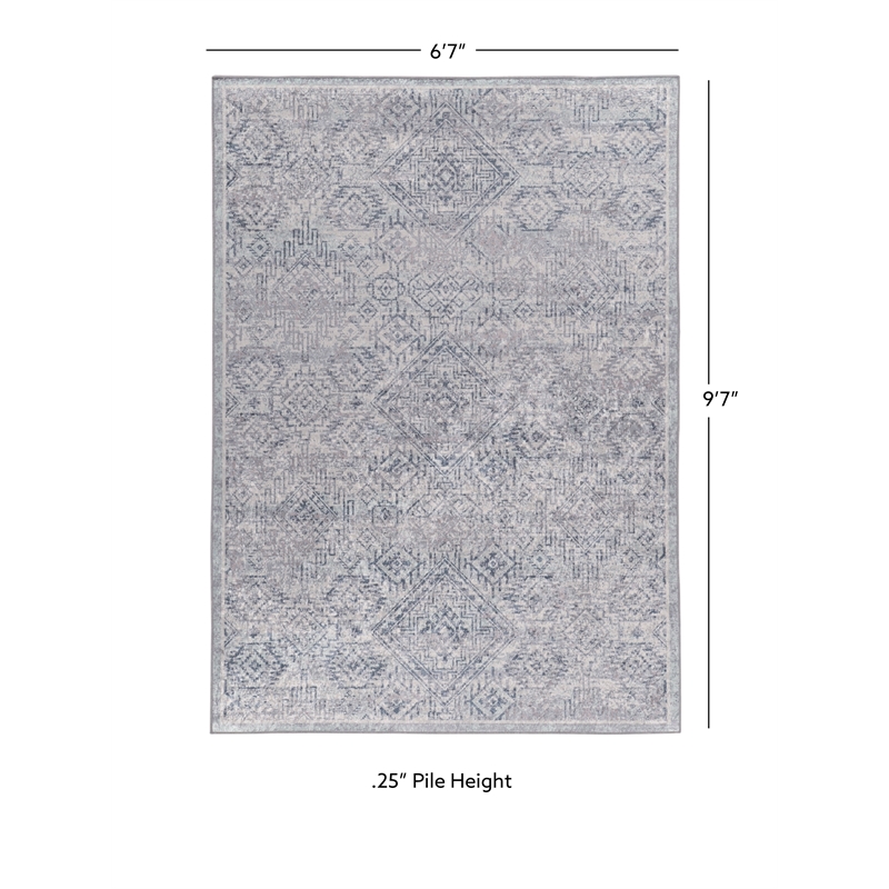 Linon Eclipse Dharma Woven Polyester 6'7