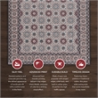 Linon Eclipse Candor Woven Polyester 3'3