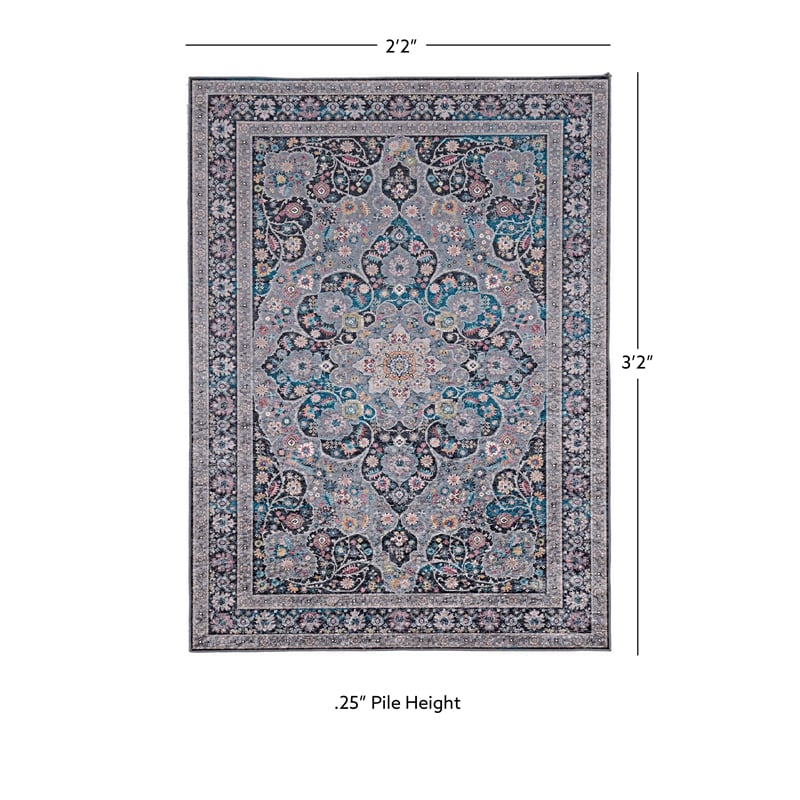Linon Eclipse Rania Woven Polyester 2'2
