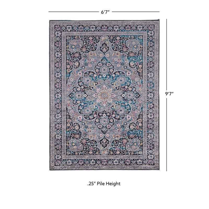 Linon Eclipse Rania Woven Polyester 6'7
