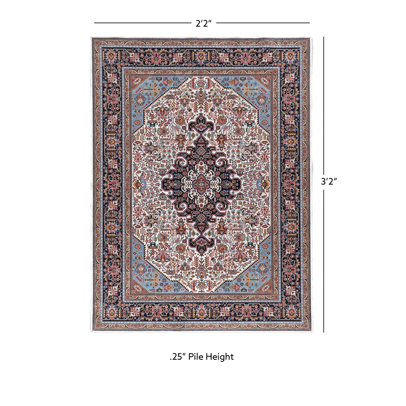 Linon Eclipse Landis Woven Polyester 2'2