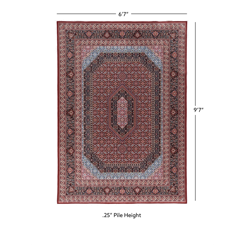 Linon Eclipse Milton Woven Polyester 6'7