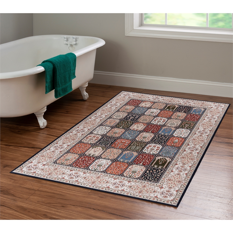 Linon Eclipse Farlin Woven Polyester 3'3