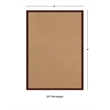 Linon Empire Machine Tufted Wool 4'x6' Rug in Cork Brown and Brown