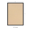 Linon Empire Machine Tufted Wool 8'x11' Rug in Natural and Black