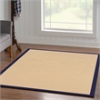 Linon Empire Machine Tufted Wool 5'x8' Rug in Natural and Blue