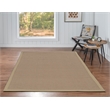 Linon Empire Machine Tufted Wool 5'x8' Rug in Cork Brown and Beige