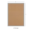Linon Empire Machine Tufted Wool 8'x11' Rug in Cork Brown and Ice Blue