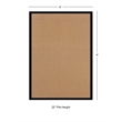 Linon Empire Machine Tufted Wool 4'x6' Rug in Cork Brown and Black Leather