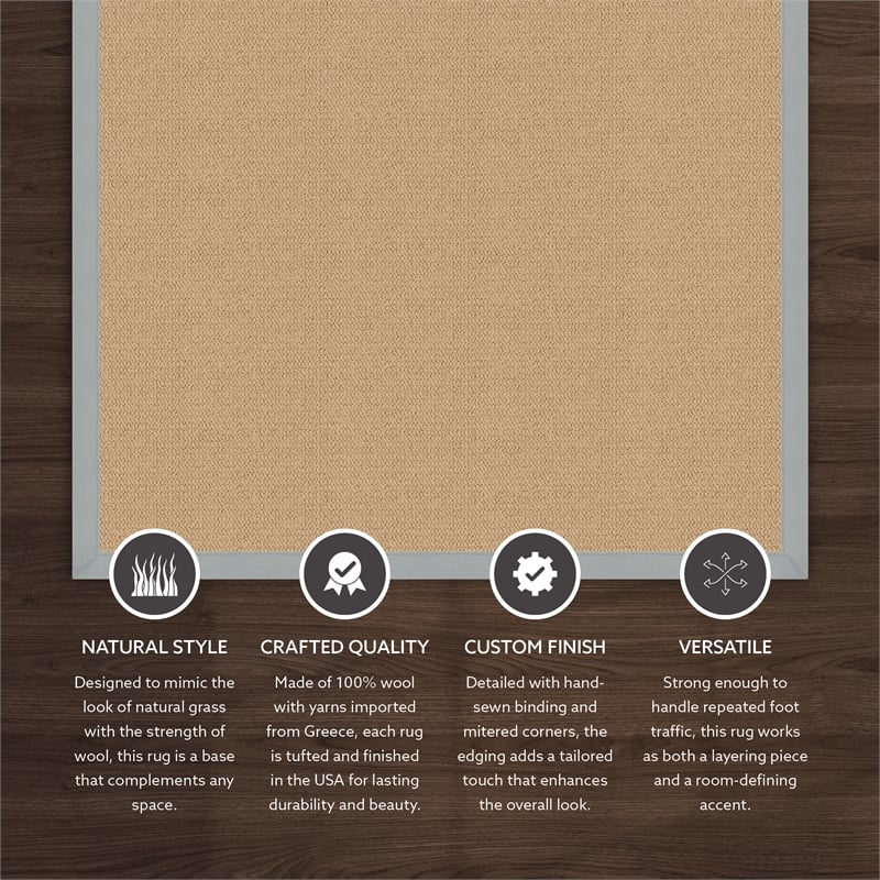 Linon Empire Machine Tufted Wool 2'6