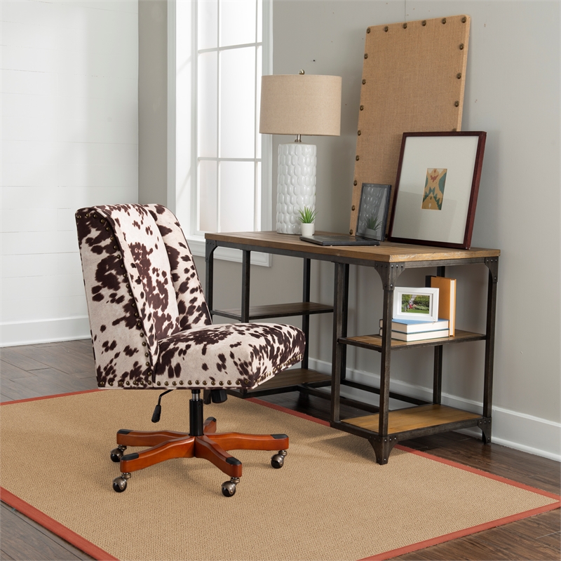 Linon Empire Machine Tufted Wool 5'x8' Rug in Sisal and Burnt Orange