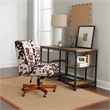 Linon Empire Machine Tufted Wool 5'x8' Rug in Sisal and Burnt Orange