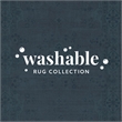 Linon Washable Blanche Polyester 2'x8' Rug in Pink