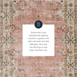 Linon Washable Blanche Polyester 5'x7' Rug in Pink