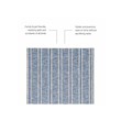 Linon Washable Walton Polyester 2'x3' Rug in Ivory