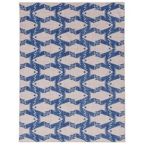 Linon Washable Shailley Polyester 2'x3' Rug in Ivory