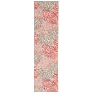 Linon Washable Hayden Polyester 2'x8' Rug in Ivory