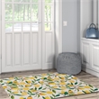 Linon Washable Saylor Polyester 3'x5' Rug in Ivory