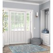 Linon Washable Wills Polyester 3'x5' Rug in Gray