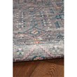 Linon Washable Wills Polyester 3'x5' Rug in Gray