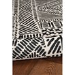 Linon Washable Kylen Polyester 2'x8' Rug in Ivory