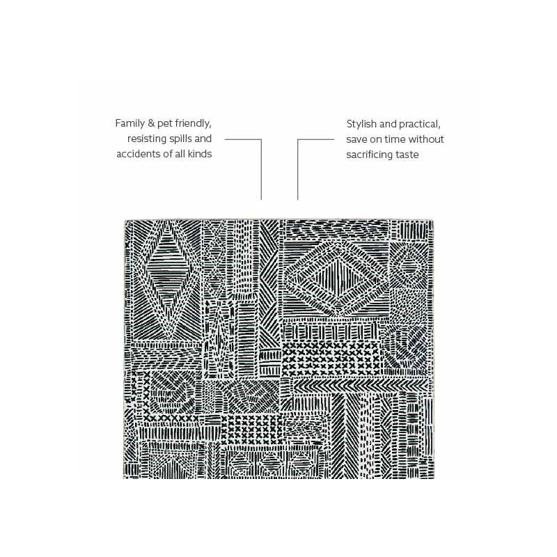 Linon Washable Kylen Polyester 2'x8' Rug in Ivory