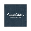 Linon Washable Kylen Polyester 2'x8' Rug in Ivory