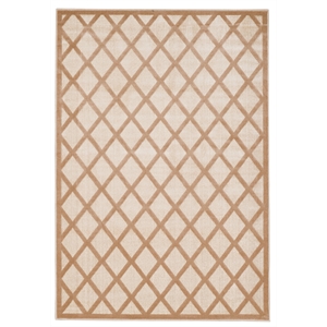 Linon Dia Lima Polypropylene 5'x7'6&quot Rug in Beige