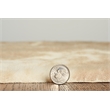 Linon Faux Hide Polyester Cowhide Tufted Printed Area Rug in Caramel and Cream