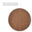 Linon Aspen Round Accent Table Pedestal Base 26.5