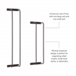 Linon Bethany Iron Towel Racks 2 Pack Industrial Space Saving Design in Black