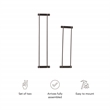 Linon Bethany Iron Towel Racks 2 Pack Industrial Space Saving Design in Black