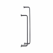 Linon Bethany Iron Towel Racks 2 Pack Industrial Space Saving Design in Black