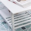 Linon Samantha Wood Coffee Table in White