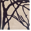 Linon Trio Forest Polyester 5'x7' Area Rug in Cream