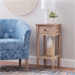 Linon Styers Wood Accent Starfish Coastal Side Table in Natural