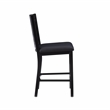 Linon Cady Upholstered Faux Leather Seat 24