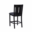 Linon Cady Upholstered Faux Leather Seat 24