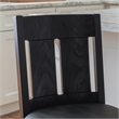 Linon Cady Upholstered Faux Leather Seat 24