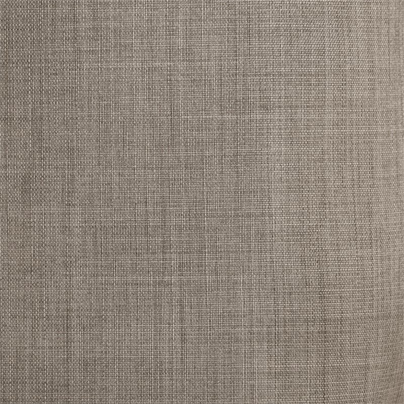 Linon Cruz Upholstered Tufted Accent Chair Wood Legs in Gray Fabric