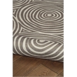 Linon Indoor Outdoor Machine Washable Dana Accent 2'x3' Rug in Ivory and Brown