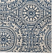 Linon Indoor Outdoor Machine Washable Doria Accent 3'x5' Rug in Smoke Gray